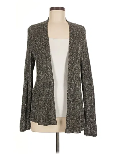 Pre-owned Eileen Fisher Cardigan Sweater In Gray