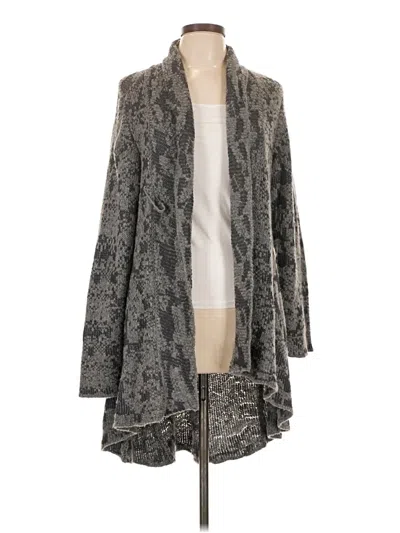 Pre-owned Eileen Fisher Cardigan Sweater In Gray
