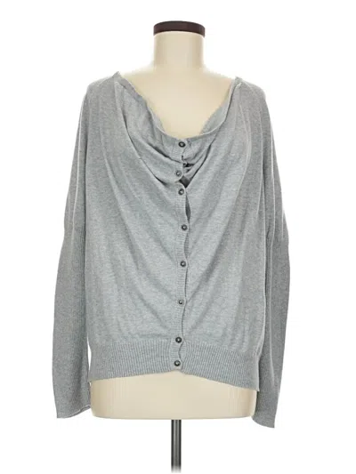 Pre-owned Eileen Fisher Cardigan Sweater In Gray