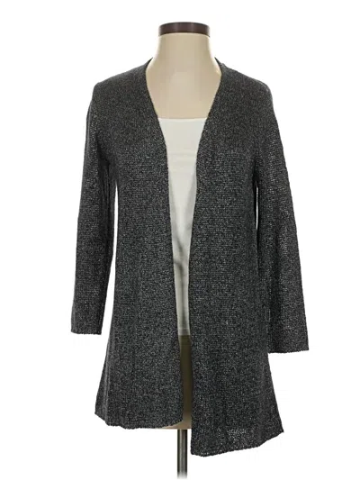 Pre-owned Eileen Fisher Cardigan Sweater In Gray