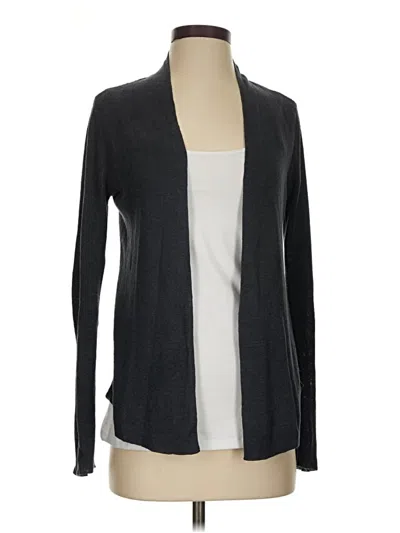 Pre-owned Eileen Fisher Cardigan Sweater In Gray