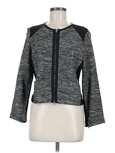 Pre-owned Eileen Fisher Cardigan Sweater In Gray
