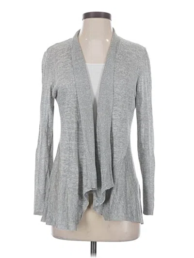 Pre-owned Eileen Fisher Cardigan Sweater In Gray