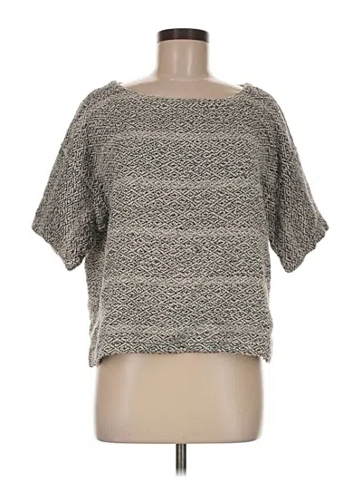 Pre-owned Eileen Fisher Cardigan Sweater In Gray