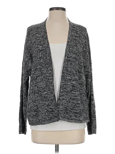 Pre-owned Eileen Fisher Cardigan Sweater In Gray