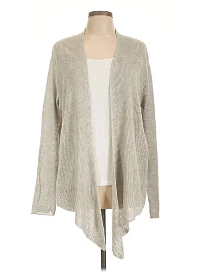 Pre-owned Eileen Fisher Cardigan Sweater In Gray
