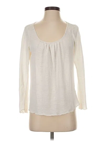Pre-owned Eileen Fisher Cardigan Sweater In Ivory