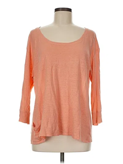 Pre-owned Eileen Fisher Cardigan Sweater In Orange