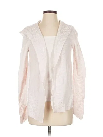 Pre-owned Eileen Fisher Cardigan Sweater In Pink