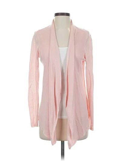 Pre-owned Eileen Fisher Cardigan Sweater In Pink