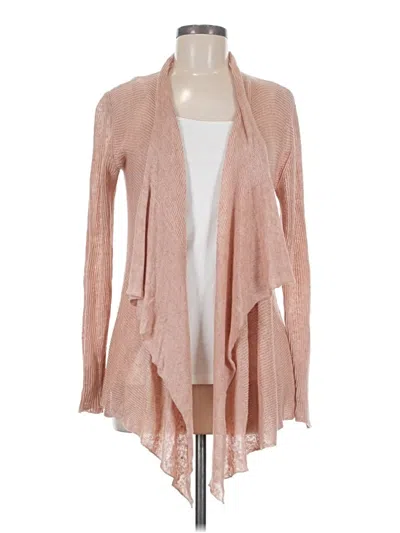 Pre-owned Eileen Fisher Cardigan Sweater In Pink