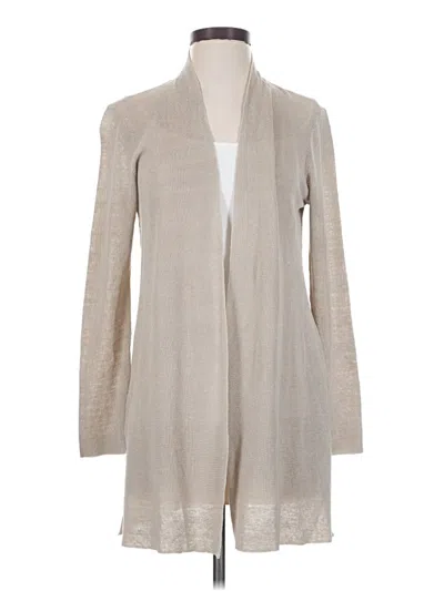 Eileen Fisher Cardigan Sweater In Tan