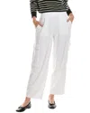 Eileen Fisher Cargo Ankle Lantern Pant In White