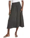 Eileen Fisher Cargo Linen Skirt In Gray