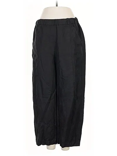 Pre-owned Eileen Fisher Cargo Pants In Black