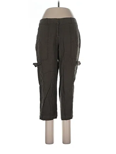 Pre-owned Eileen Fisher Cargo Pants In Gray