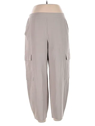 Pre-owned Eileen Fisher Cargo Pants In Gray