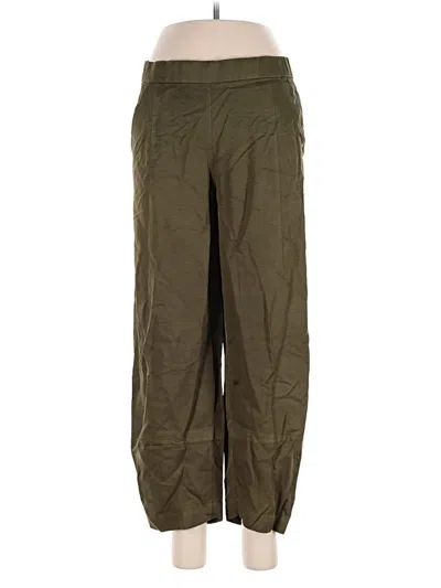 Pre-owned Eileen Fisher Cargo Pants In Green