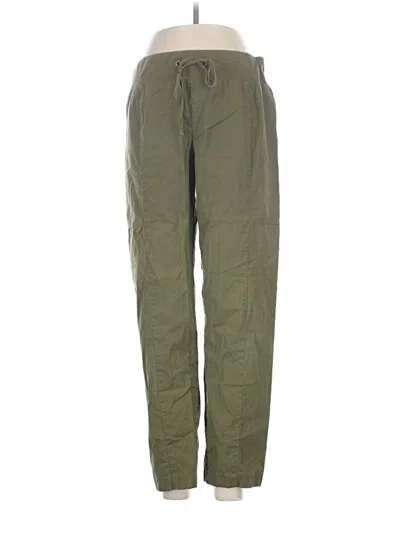 Pre-owned Eileen Fisher Cargo Pants In Green