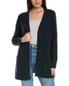 Eileen Fisher Cashmere-blend Cardigan In Black