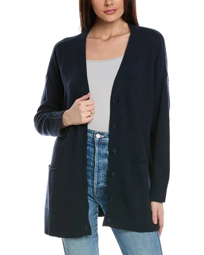 Eileen Fisher Cashmere-blend Cardigan In Black