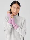 Eileen Fisher Cashmere Silk Bliss Glovelettes In Pink