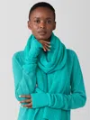 Eileen Fisher Cashmere Silk Bliss Glovelettes In Green