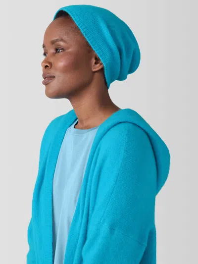 Eileen Fisher Cashmere Silk Bliss Hat In Blue