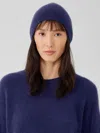 Eileen Fisher Cashmere Silk Bliss Hat In Blue