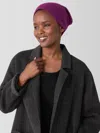 Eileen Fisher Cashmere Silk Bliss Hat In Purple
