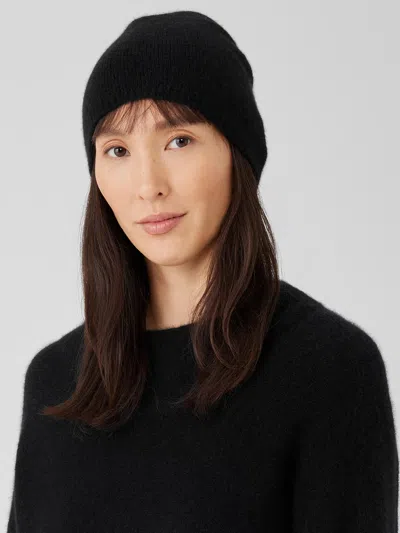 Eileen Fisher Cashmere Silk Bliss Hat In Azalea