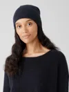 Eileen Fisher Cashmere Silk Bliss Hat In Blue