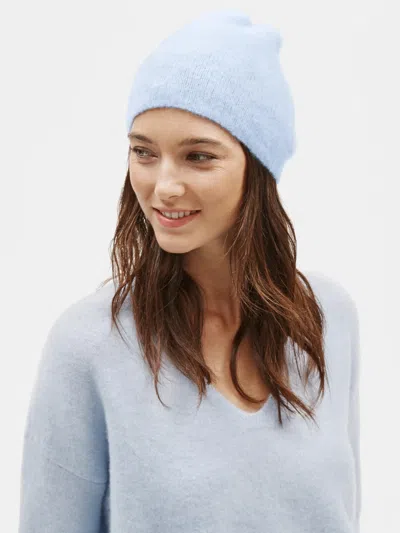 Eileen Fisher Cashmere Silk Bliss Hat In Blue