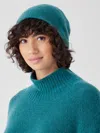 Eileen Fisher Cashmere Silk Bliss Hat In Blue