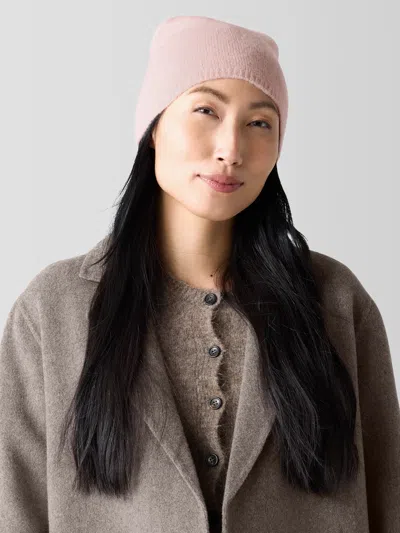 Eileen Fisher Cashmere Silk Bliss Hat In Pink