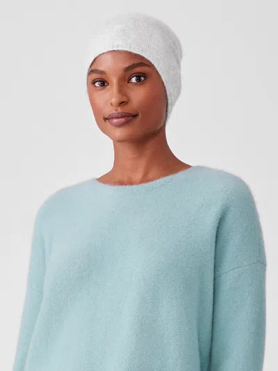 Eileen Fisher Cashmere Silk Bliss Hat In White