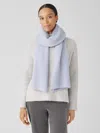 Eileen Fisher Cashmere Silk Bliss Scarf In Blue