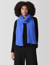 Eileen Fisher Cashmere Silk Bliss Scarf In Blue
