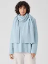 Eileen Fisher Cashmere Silk Bliss Scarf In Blue