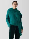 Eileen Fisher Cashmere Silk Bliss Scarf In Green