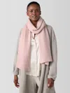 Eileen Fisher Cashmere Silk Bliss Scarf In Pink