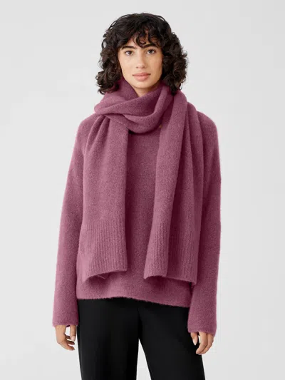 Eileen Fisher Cashmere Silk Bliss Scarf In Pink