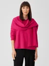 Eileen Fisher Cashmere Silk Bliss Scarf In Pink