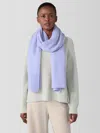 Eileen Fisher Cashmere Silk Bliss Scarf In Purple