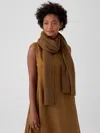 Eileen Fisher Cashmere Silk Bliss Wrap In Brown