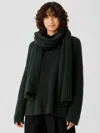 Eileen Fisher Cashmere Silk Bliss Wrap In Green