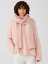 Eileen Fisher Cashmere Silk Bliss Wrap In Pink