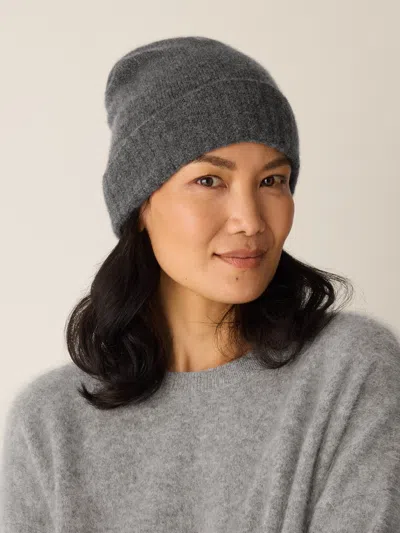 Eileen Fisher Cashmere Silk Boucle Bliss Hat In Gray