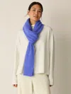 Eileen Fisher Cashmere Silk Boucle Bliss Scarf In Blue
