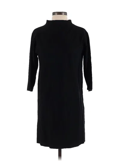 Pre-owned Eileen Fisher Casual Dress In Black
